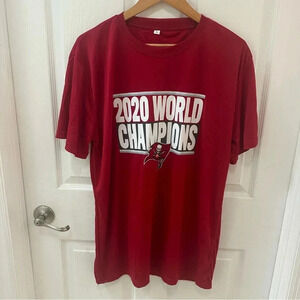 Tampa Bay Buccaneers 2020 World Series Champions Red Shirt XL Publix Sponsored